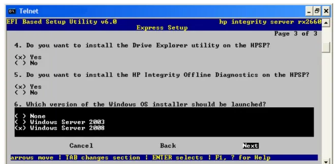Figure 2-4 EBSU Install Options screen