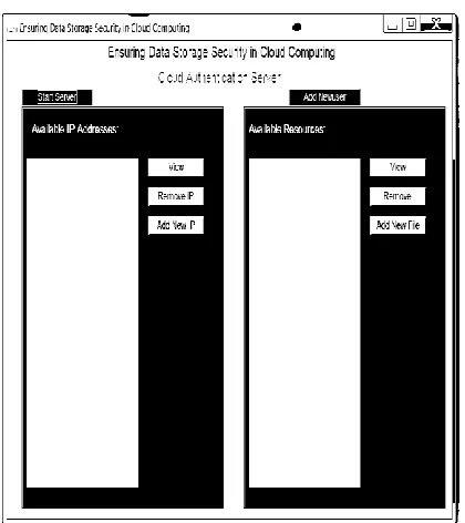 Figure 14: Initialization of server module 