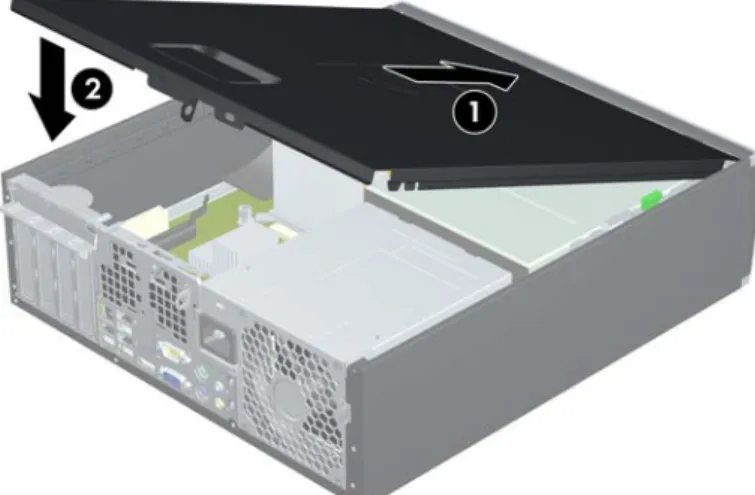 Figure 2-2  Replacing the Access Panel