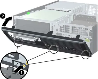 Figure 2-5  Replacing the Front Bezel