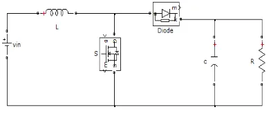 Fig 1. Basic Boost Converter. 