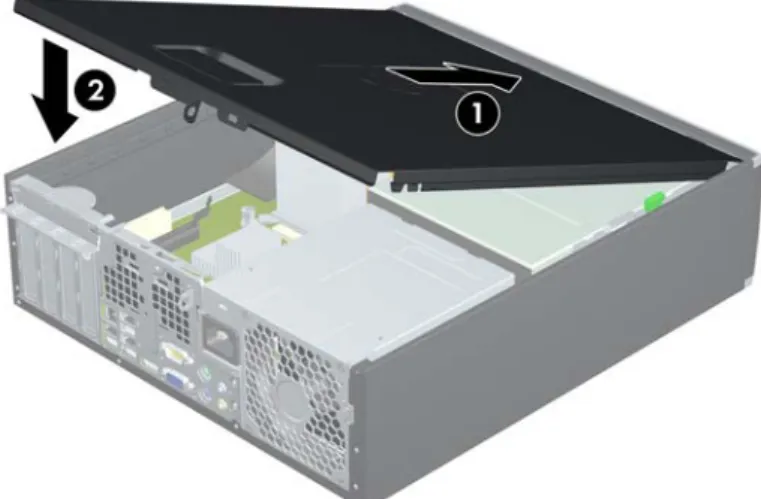 Figure 3  Replacing the Access Panel