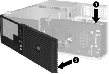Figure 2-4  Removing the Front Bezel
