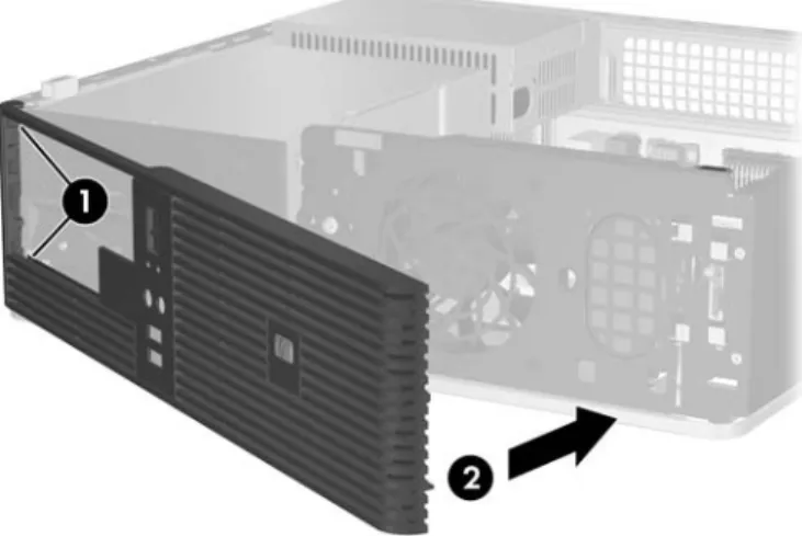 Figure 2-6  Replacing the Front Bezel