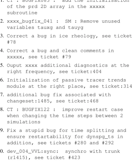 Fig. 1.Fig. 1. A sample of version control log messages indicating a defectﬁx. Redacted to preserve anonymity