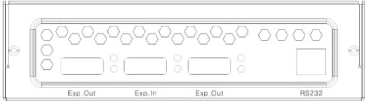 Figure 12 Rear view of JBOD I/O module  