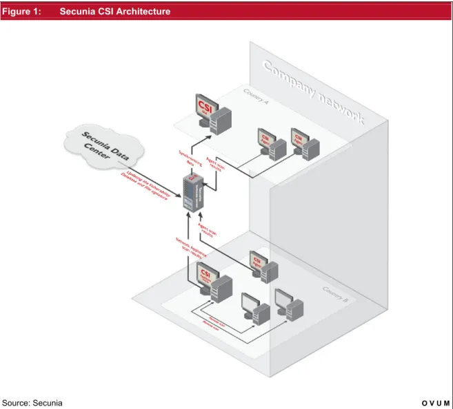 Figure 1:  Secunia CSI Architecture 