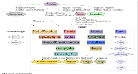 Fig. 2 Entities and their attributes