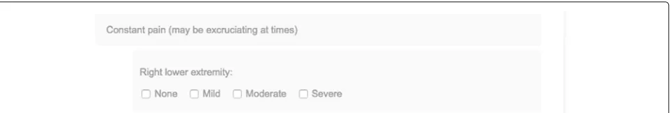 Fig. 7 Form question with hidden sub-questions that get triggered depending on the selected answer
