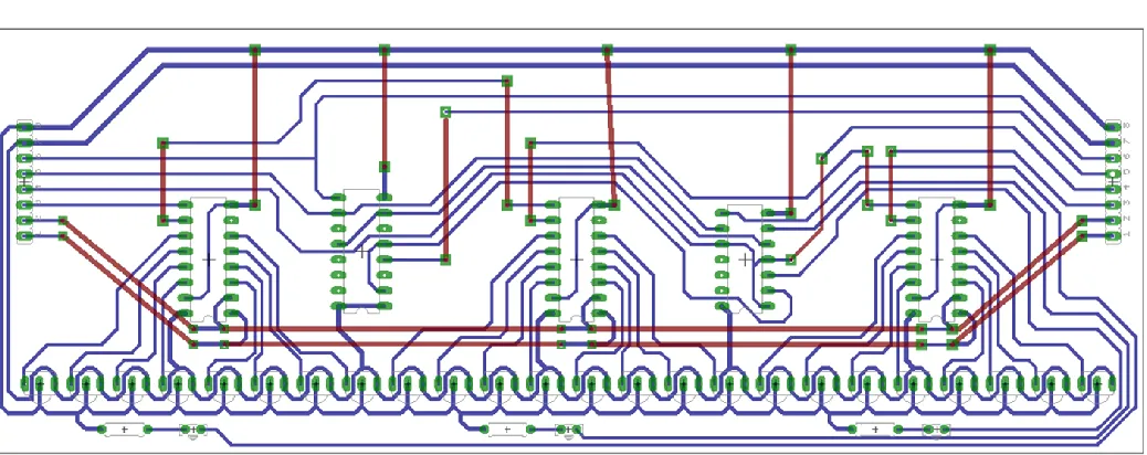Figure - 13 PCB Design Layout for the Sensor Module   