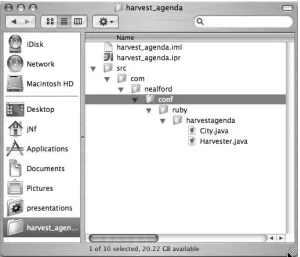 FIGURE 3-3. Rooted views in Finder