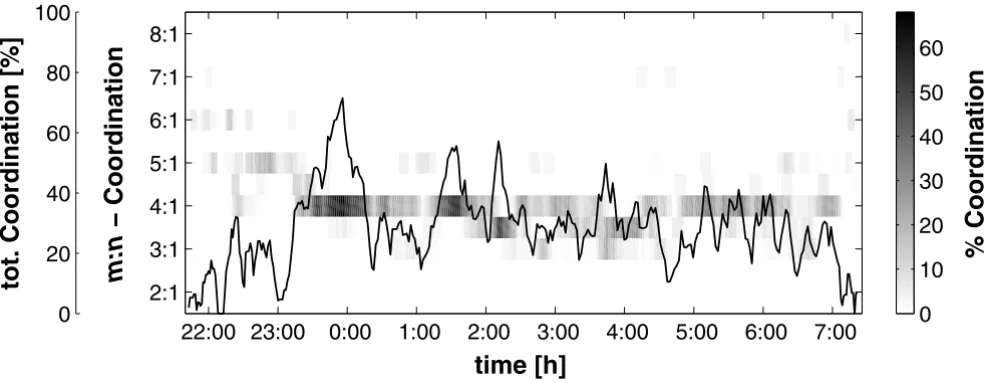 Figure 4Example of a 'coordination diagram'R-peaks (in a window of 500 R-peaks) at their respective Example of a 'coordination diagram'