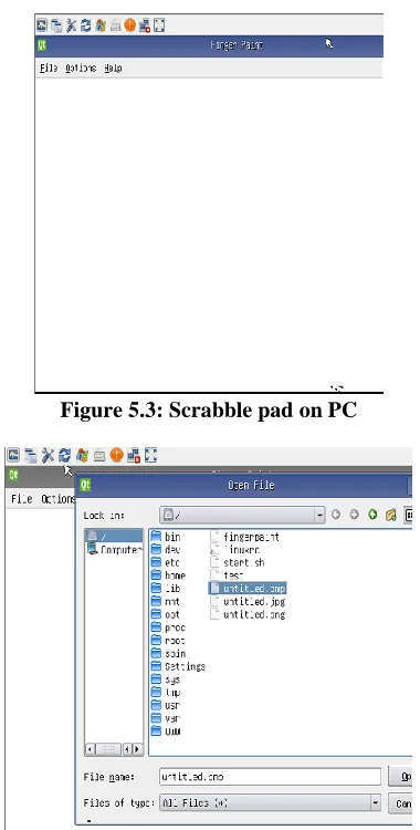Figure 5.3: Scrabble pad on PC  