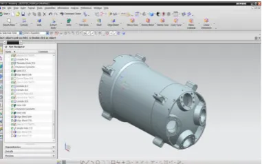 Figure 8. shows Final 3D Model of Booster Casing  
