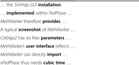 Table 15 Example expressions that functionally indicatedatabase and software mentions