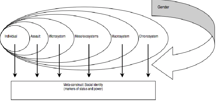 Figure 2: Gender-centered social-ecological model (as cited in White, 2009). 