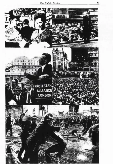 Figure 1.4. Persuasion, protest, riot and revolt (Sources: all Dowty, 1989, apart from Alexander et al., 1977, centre-left, and Jones, 1995, bottom)