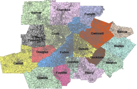 Figure A1: County Map 