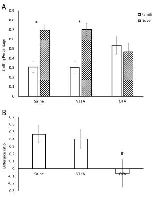 Figure 3.4 Effects of V1aR and OTR antagonists on social recognition 