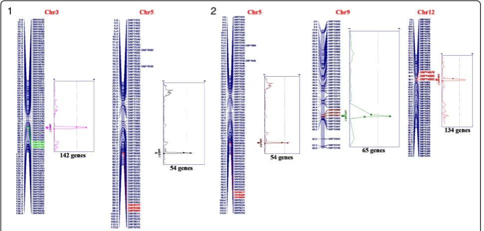 Table 4 QTLs for heat stress indices identified in RIL mapping population derived from N22 and IR64