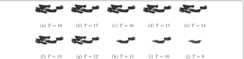 Figure 4 Segmentation phase. (a-j) Intermediate results (before the application of morphological transformations) produced by the iterativeapplication of the segmentation step on the patch (and seed) in Figure 2.