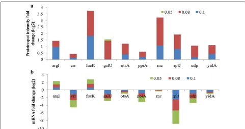Fig. 5 Two-way analysis of transcriptome and proteome of Control and Quiescent culture