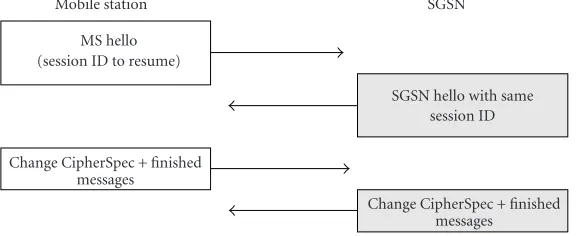 Figure 4: Resuming an SSL session (abbreviated handshake).