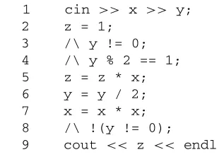 Table 2.2. Note thatThe deﬁnitions, uses, and du paths that exist in Program 2.2 are summarized in αβγεη is also a du path for variable z deﬁned in α, but is omittedbecause it represents an infeasible execution path
