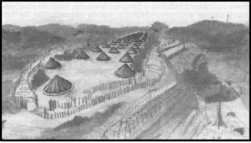 Figure 5.1 Idealized Settlement Model of Coto (after Corrales 2006: Fig 6) 