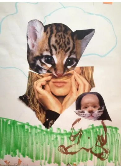 Figure 3.2: Sketch of cat from memory      