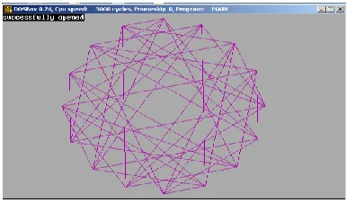 Figure 24- The corresponding adjacency matrix of the above graph is shown below. The strongly regular graph obtained from   