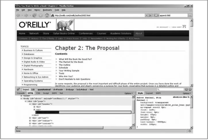 Figure 3-14. Inspecting the O’Reilly polar bear