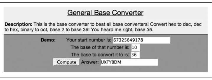 Figure 4-1. Converting between Base 36 and Base 10