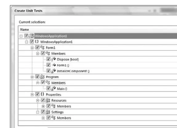Figure 2-8To avoid overloading the Visual Studio editor and taking up more screen space (and thereby crowding