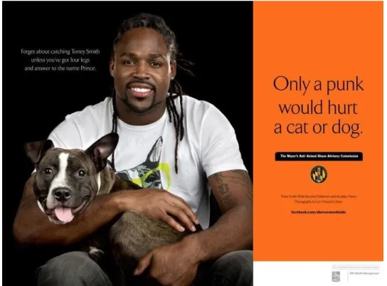 Figure 4 Torrey Smith, Show Your Soft Side Campaign