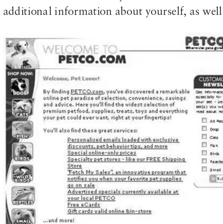 Figure 2.7  Petco.com welcomes additional conversation.