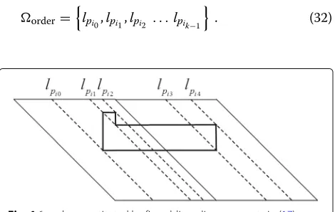 Fig. 4 6-cycles constituted by five oblique line segments in (17)