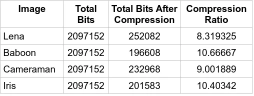 TABLE PERFORMANCE ANALYSIS OF 1 GRAY-SCALE IMAGES 