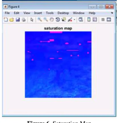 Figure 6. Saturation Map 