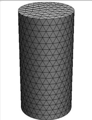 Figure 12 3D mesh for image reconstruction. 3D mesh for image reconstruction with 858 nodes and3208 tetrahedral elements.