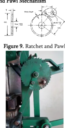 Figure 9. Ratchet and Pawl 