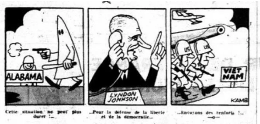 Figure 5: Jacques Kamb, L’Humanité, March 13, 1965. 
