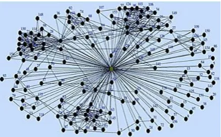 Figure 1. EGO Network-community without applying 