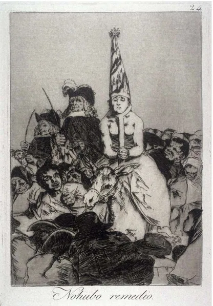 Figure 7:  Francisco Goya, Nothing Could Be Done About It, 1799 