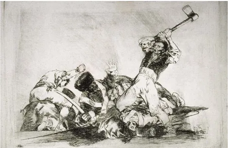 Figure 8:  Francisco Goya, The Same, 1810-15 