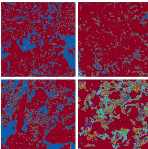 Fig. 11). From the simulation results it can be seen thatthe Carb-A sample permeability (Fig