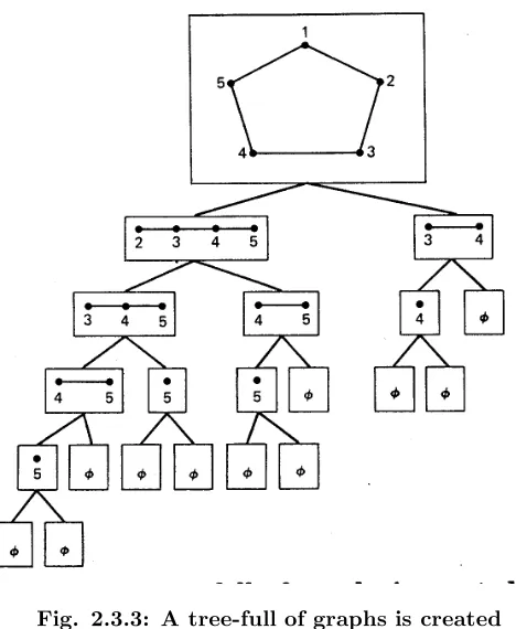 Fig. 2.3.3: A tree-full of graphs is created