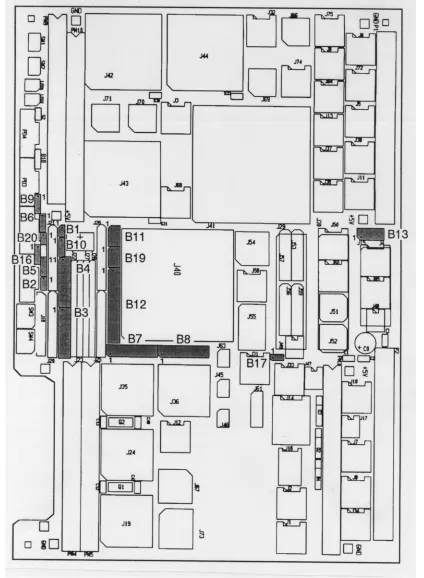 Figure 2-1: Location Diagram for All Jumperfields