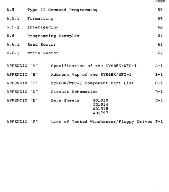 Table  of  Contents  contd. 
