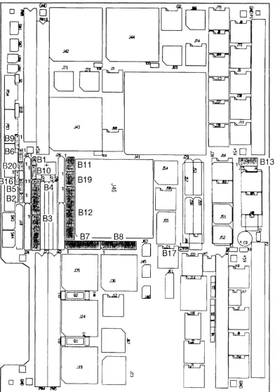 Figure 2-1 : Location Diagram for All Jumperfields 